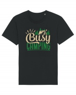 Busy camping Tricou mânecă scurtă Unisex Rocker