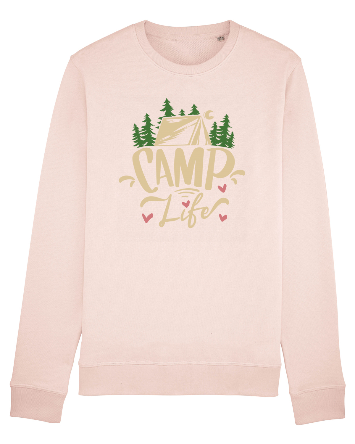 Bluză mânecă lungă Unisex Rise Candy Pink