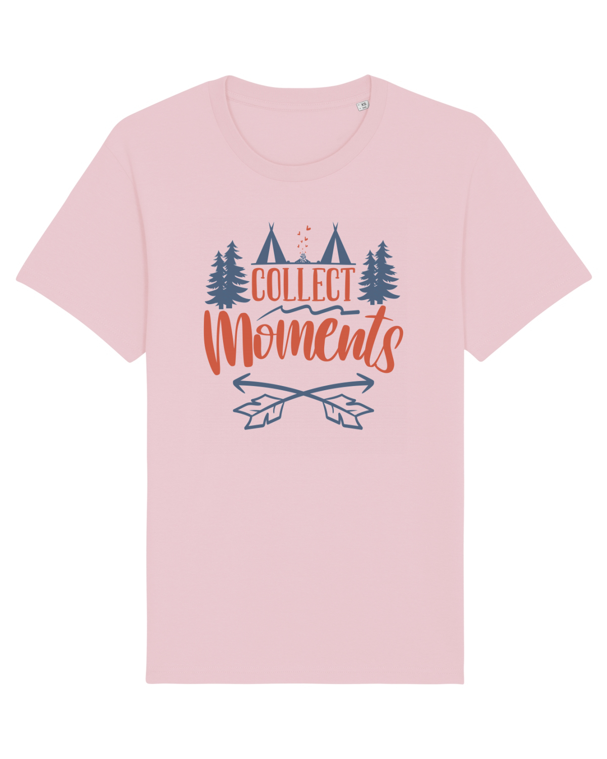 Tricou mânecă scurtă Unisex Rocker Cotton Pink