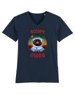 OCCUPY MARS Tricou mânecă scurtă guler V Bărbat Presenter