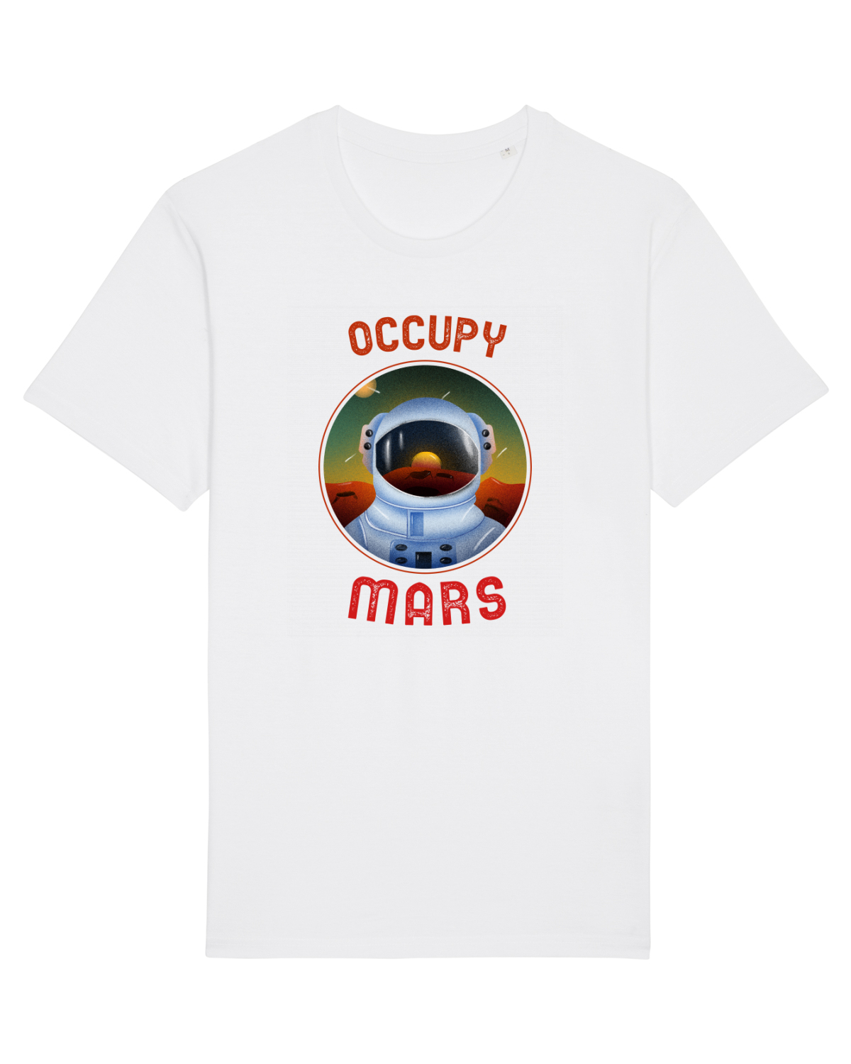 Tricou mânecă scurtă Unisex Rocker White