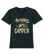 Happy camper Tricou mânecă scurtă guler V Bărbat Presenter