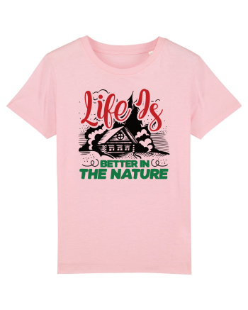 Life is better in the nature Cotton Pink