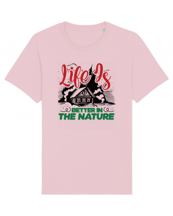Life is better in the nature Cotton Pink