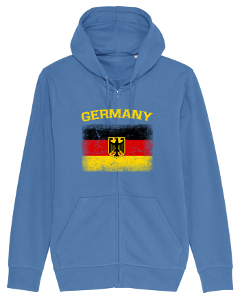 Germany vintage flag Bright Blue