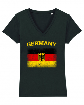 Germany vintage flag Black
