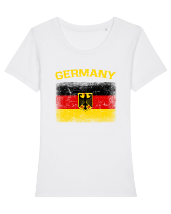 Germany vintage flag White