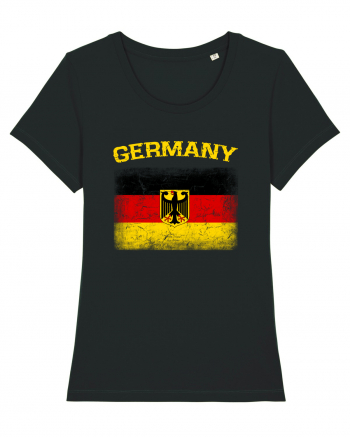 Germany vintage flag Black