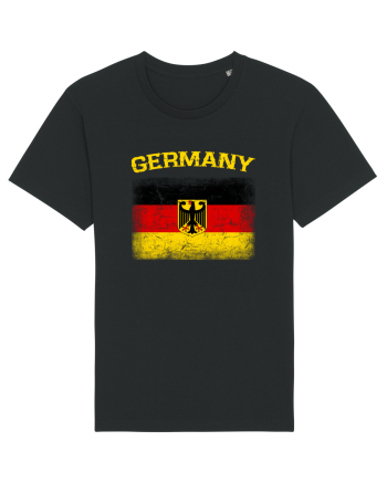 Germany vintage flag Black