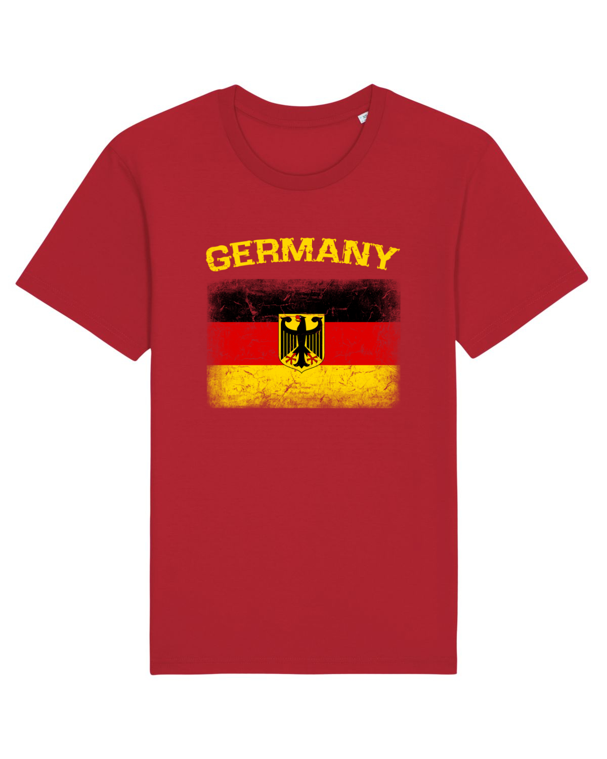 Tricou mânecă scurtă Unisex Rocker Red