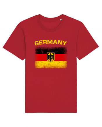 Germany vintage flag Red
