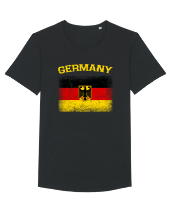 Germany vintage flag Black