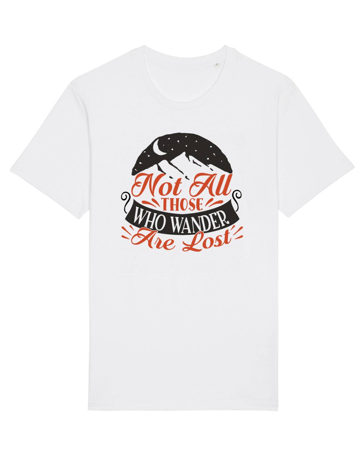 Tricou mânecă scurtă Unisex Rocker White