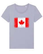 Canada Tricou mânecă scurtă guler larg fitted Damă Expresser