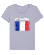 FRANCE Tricou mânecă scurtă guler larg fitted Damă Expresser