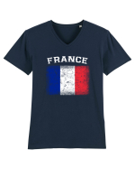 FRANCE Tricou mânecă scurtă guler V Bărbat Presenter