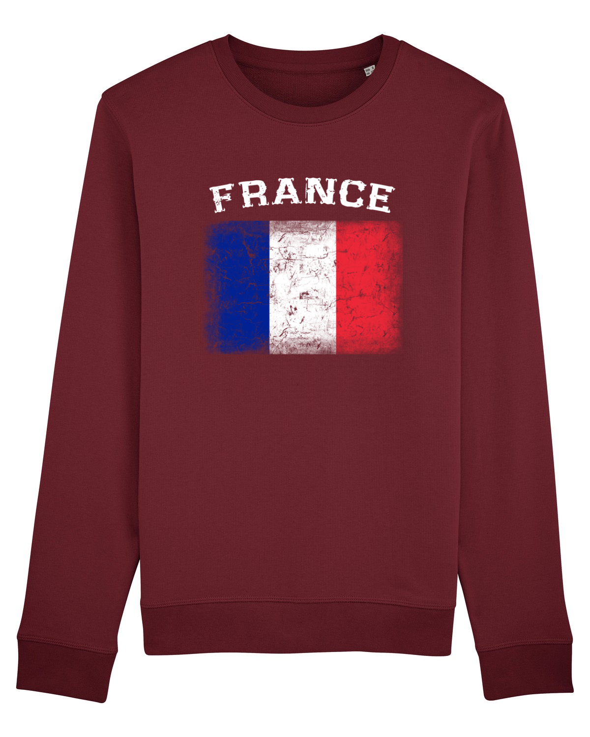 Bluză mânecă lungă Unisex Rise Burgundy