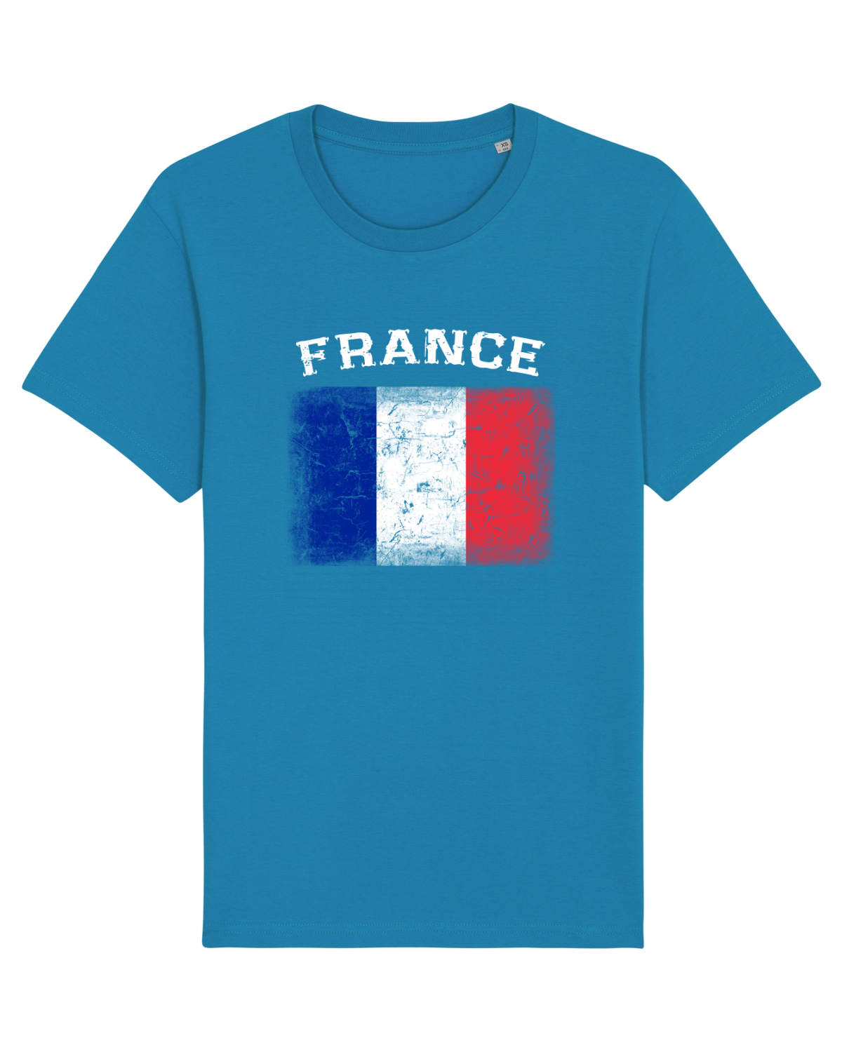 Tricou mânecă scurtă Unisex Rocker Azur
