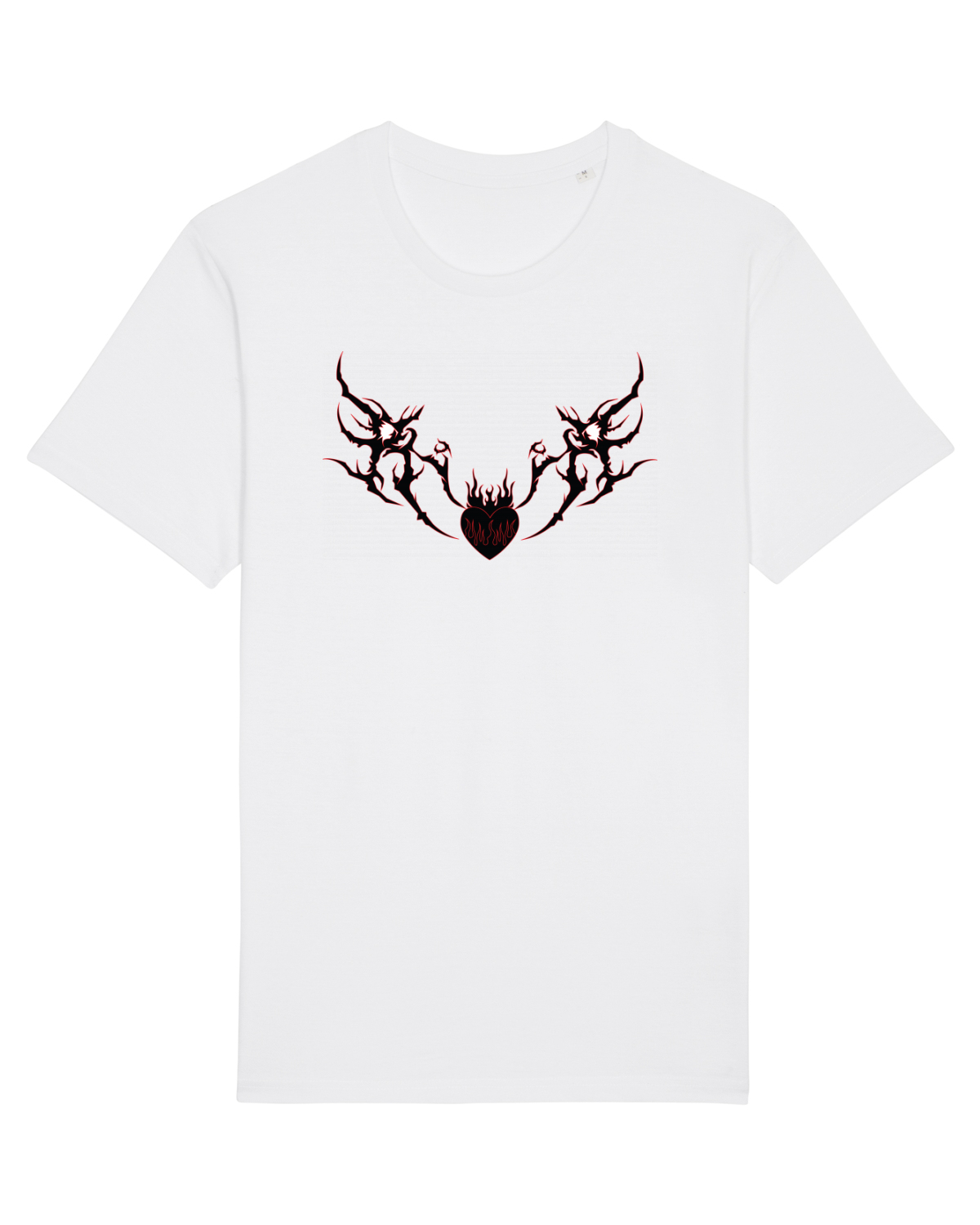 Tricou mânecă scurtă Unisex Rocker White