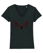 Fire Tricou mânecă scurtă guler V Damă Evoker