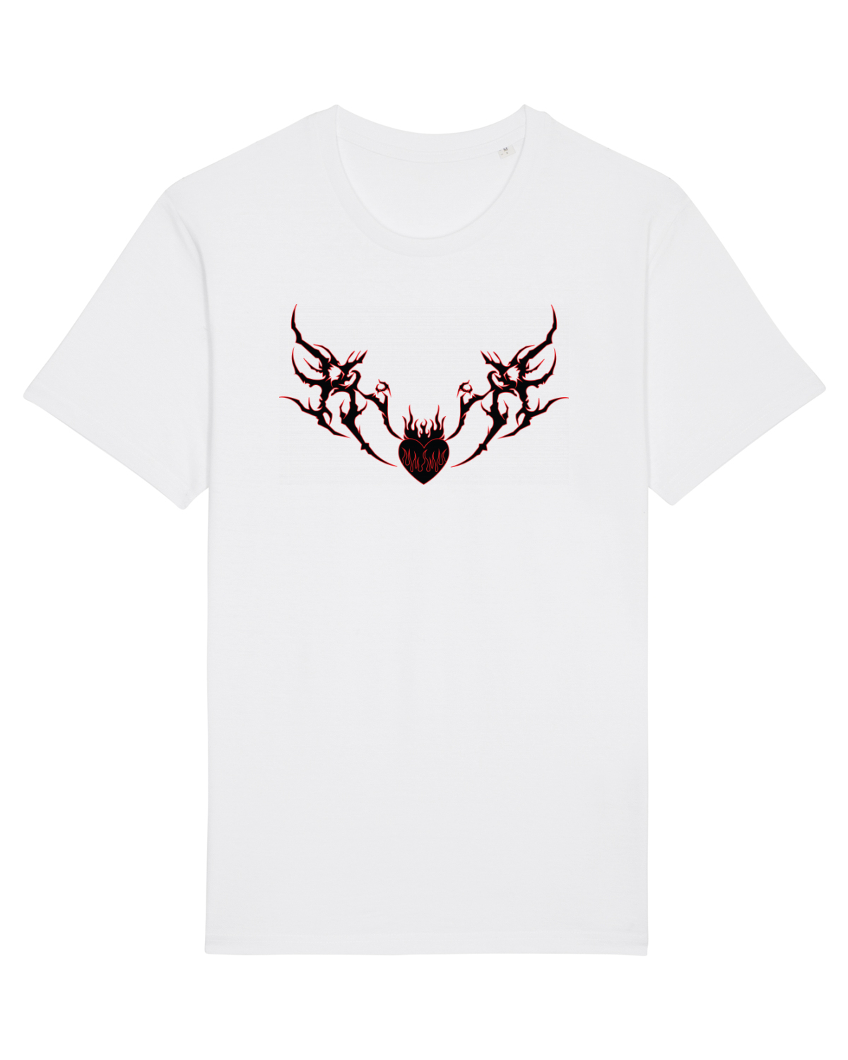 Tricou mânecă scurtă Unisex Rocker White