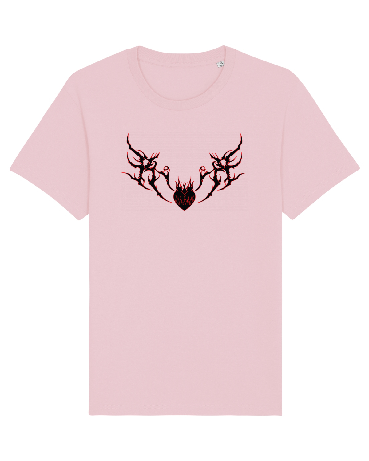 Tricou mânecă scurtă Unisex Rocker Cotton Pink