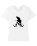Circus Tricou mânecă scurtă guler V Bărbat Presenter