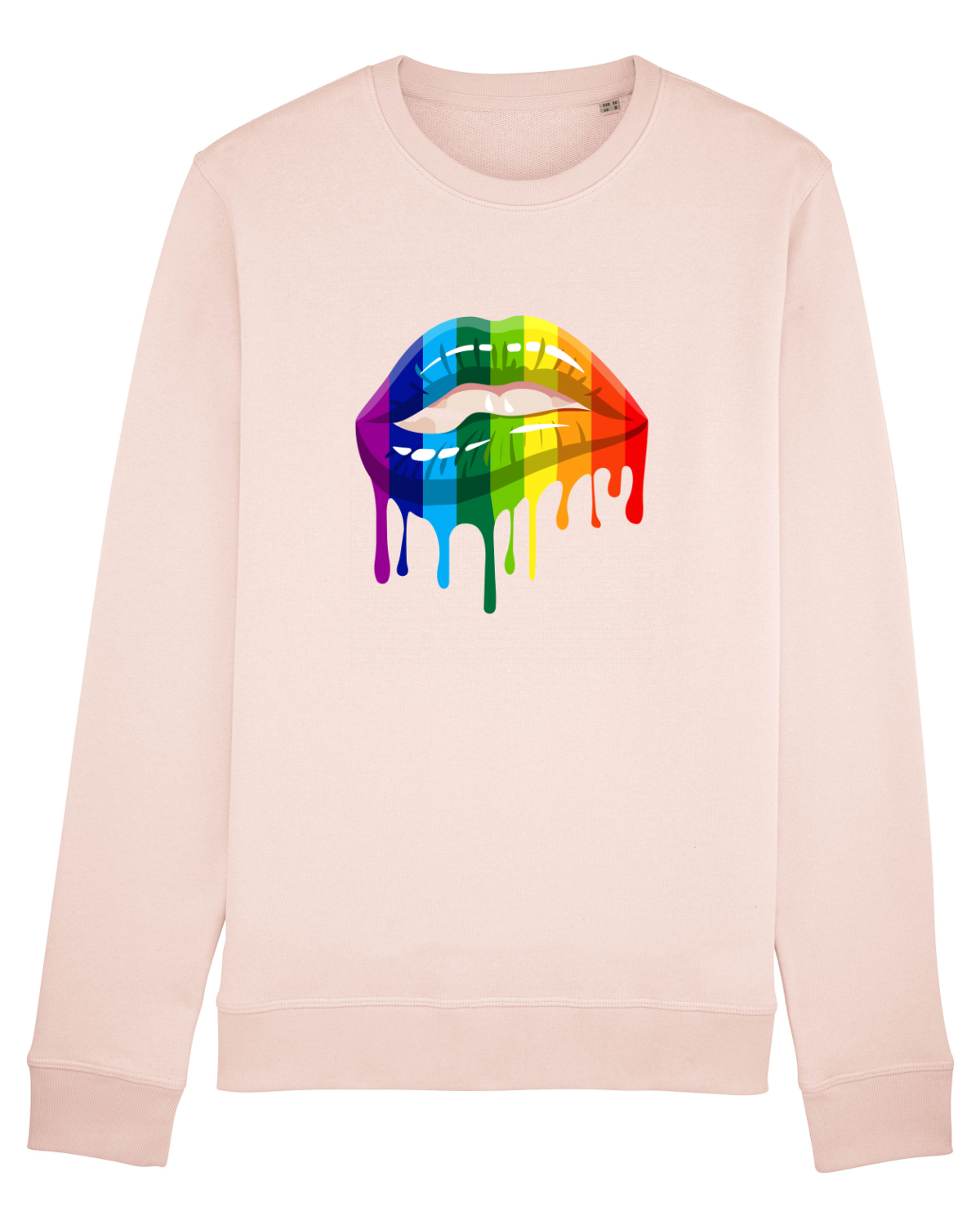 Bluză mânecă lungă Unisex Rise Candy Pink