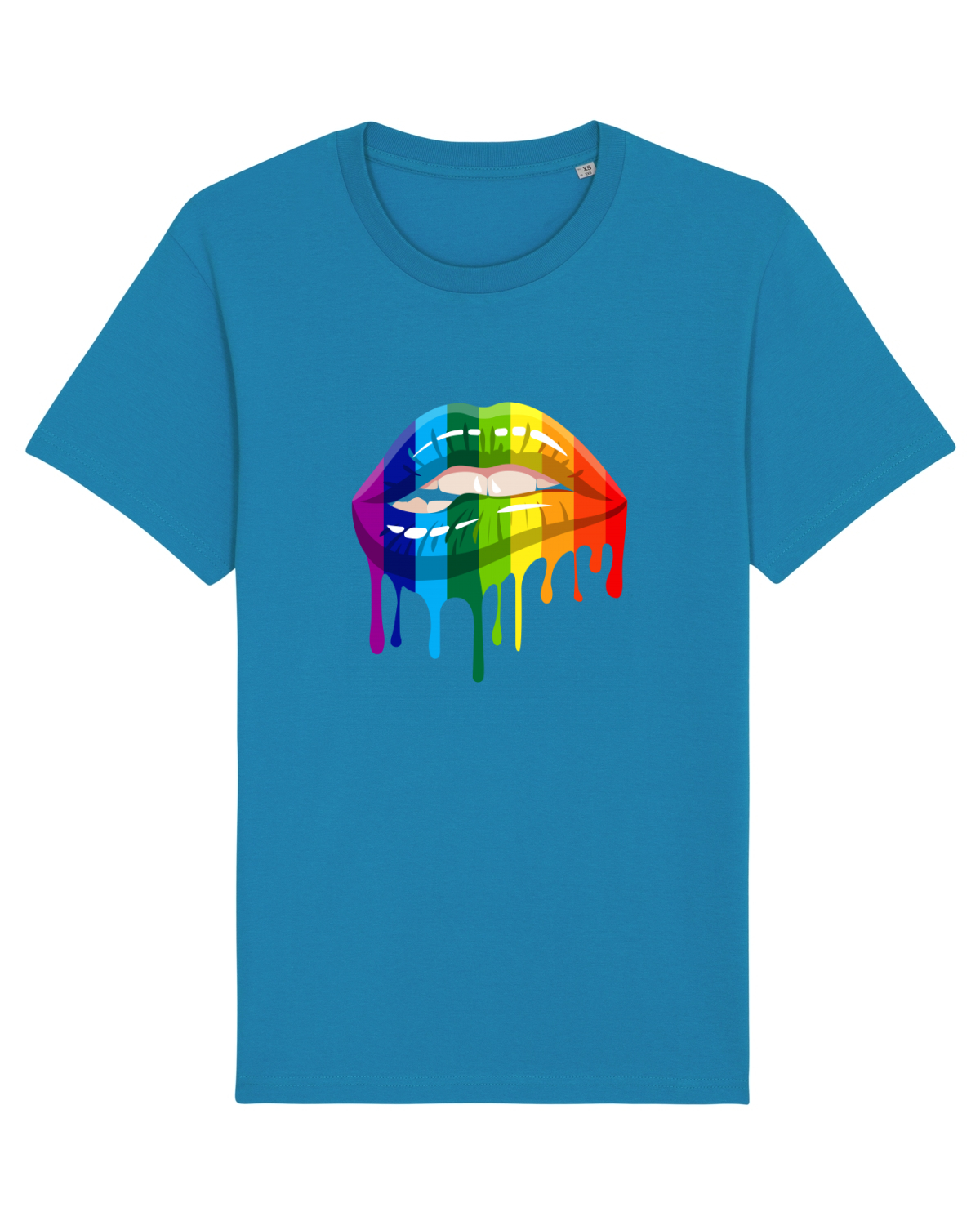 Tricou mânecă scurtă Unisex Rocker Azur