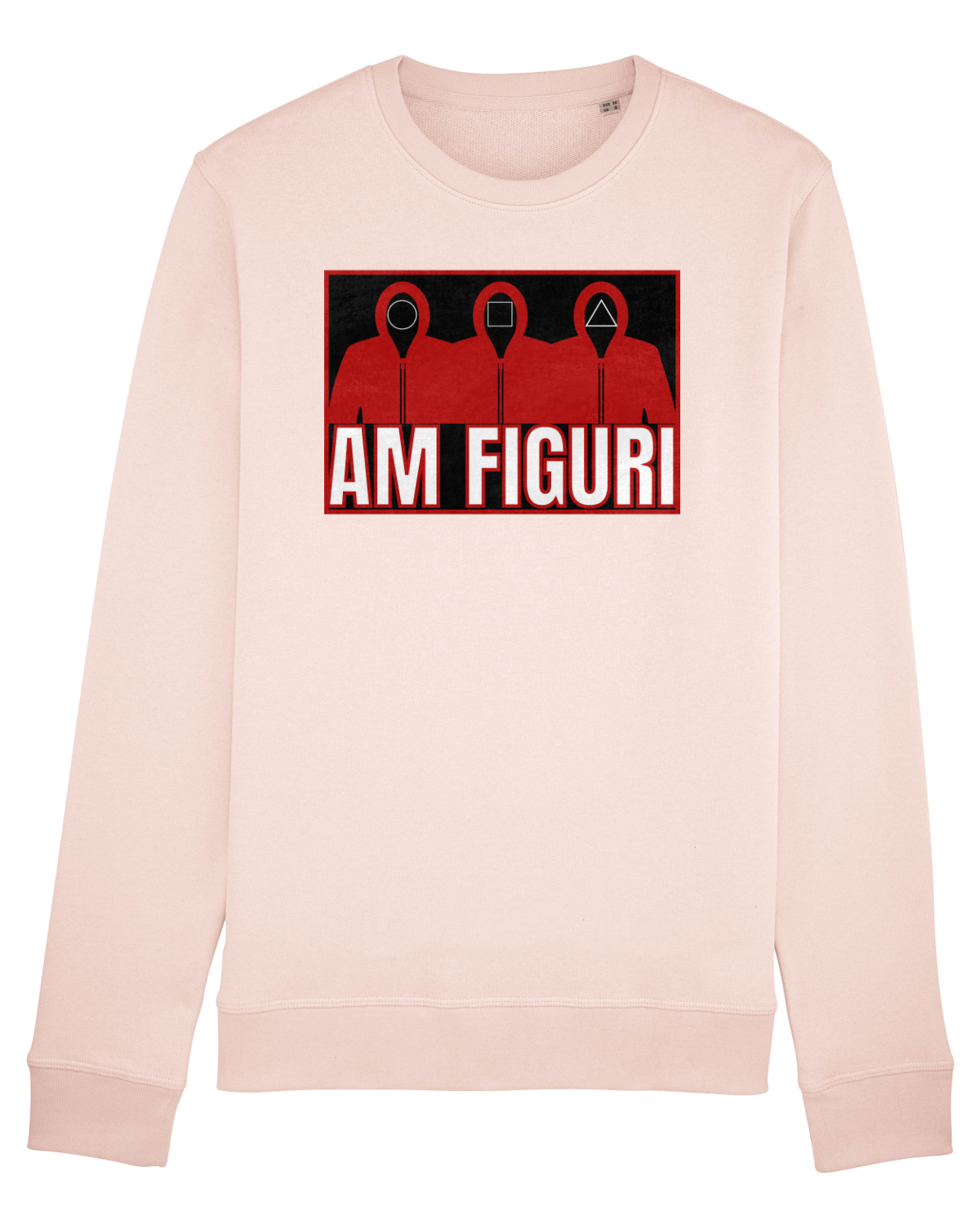 Bluză mânecă lungă Unisex Rise Candy Pink