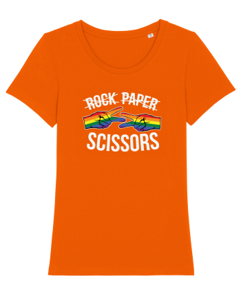 Rock Paper Scissors Bright Orange