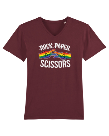 Rock Paper Scissors Burgundy