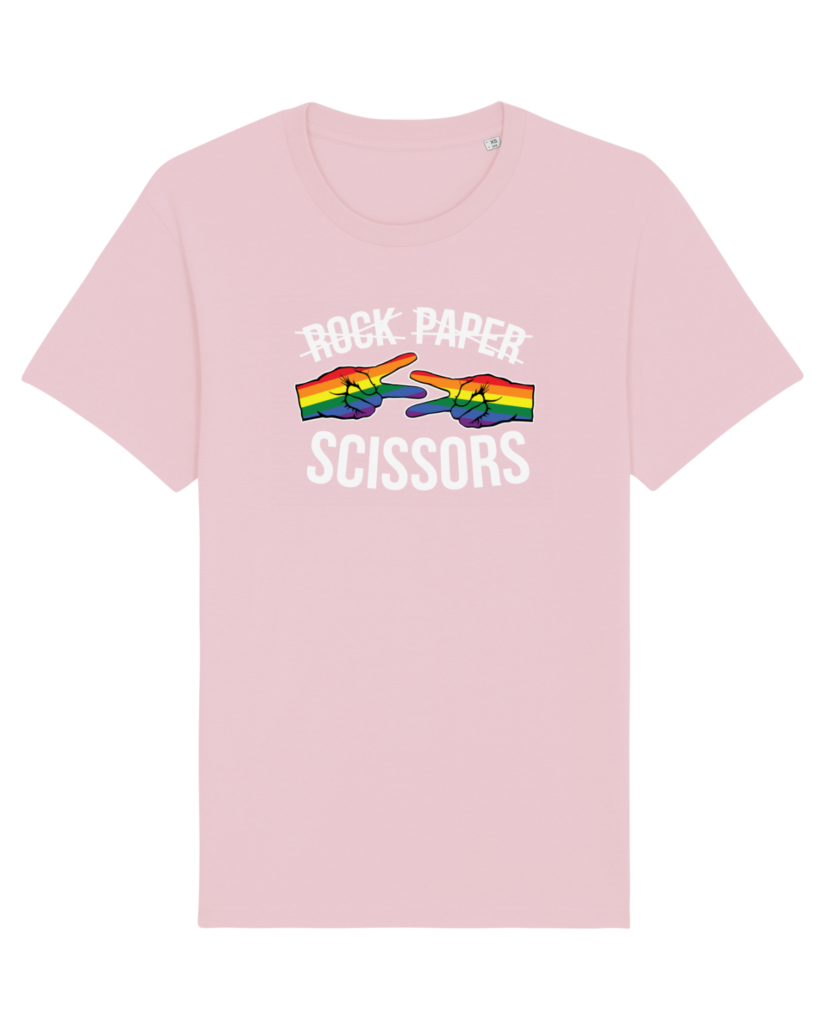 Tricou mânecă scurtă Unisex Rocker Cotton Pink