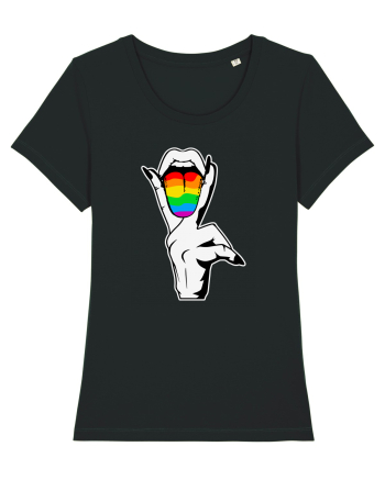LGBT Mouth Black