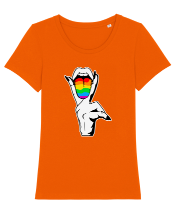 LGBT Mouth Bright Orange