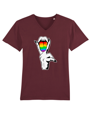LGBT Mouth Burgundy