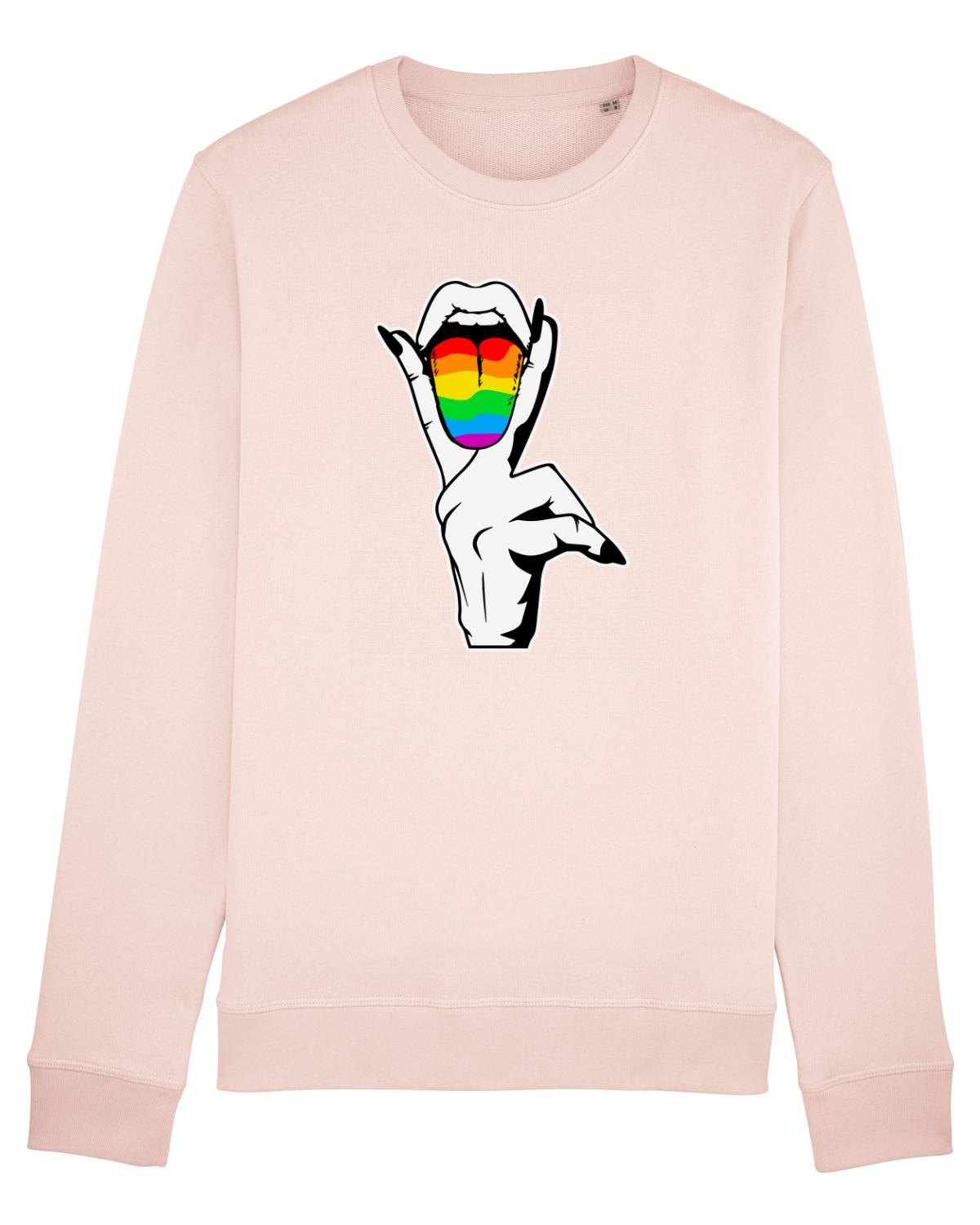 Bluză mânecă lungă Unisex Rise Candy Pink