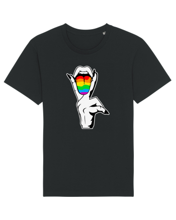 LGBT Mouth Black