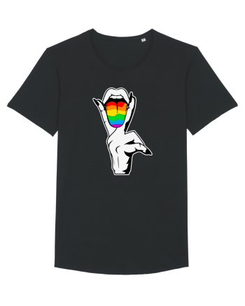 LGBT Mouth Black
