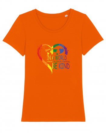 Be Kind LGBT Bright Orange