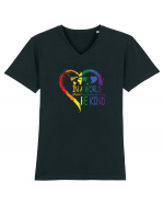 Be Kind LGBT Tricou mânecă scurtă guler V Bărbat Presenter