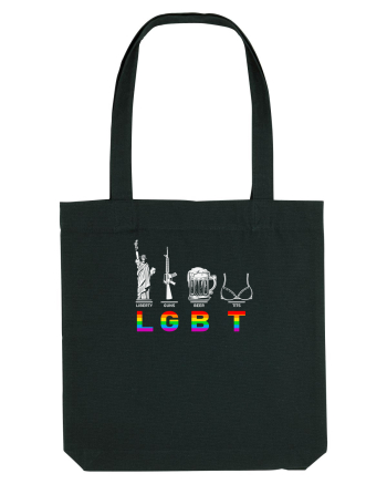 Liberty, Guns, Beer, Tits Black