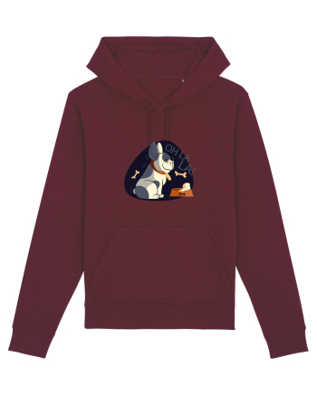 Oh La La French Bulldog Burgundy