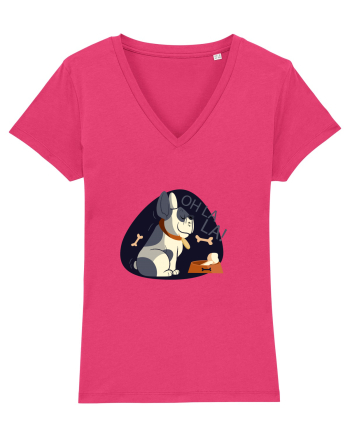 Oh La La French Bulldog Raspberry