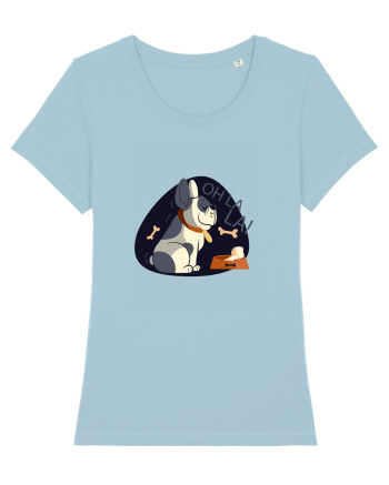 Oh La La French Bulldog Sky Blue