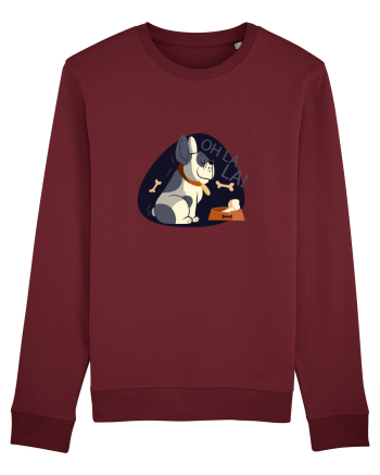 Oh La La French Bulldog Burgundy