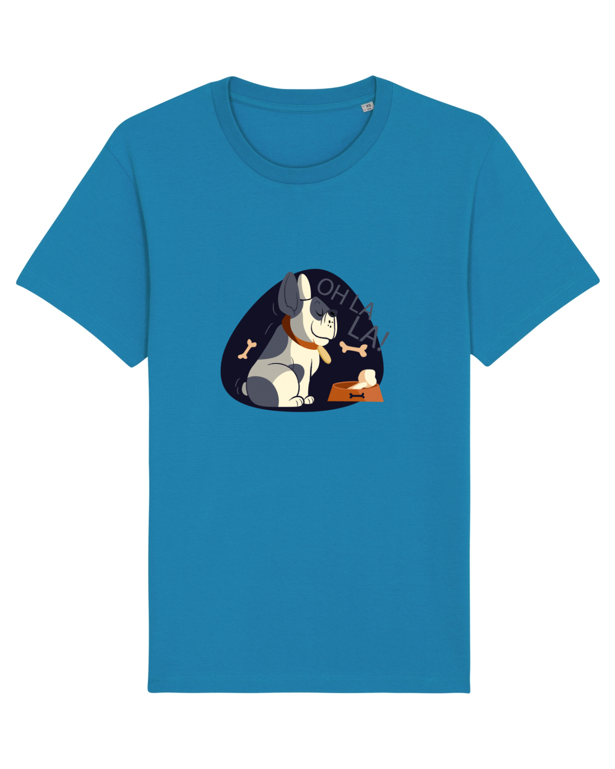 Tricou mânecă scurtă Unisex Rocker Azur