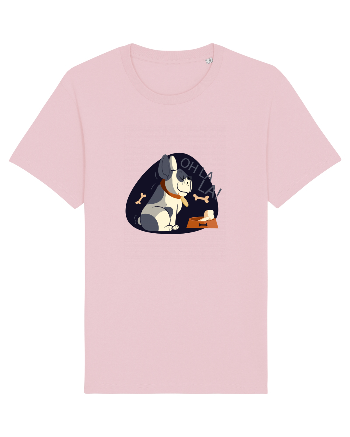 Tricou mânecă scurtă Unisex Rocker Cotton Pink