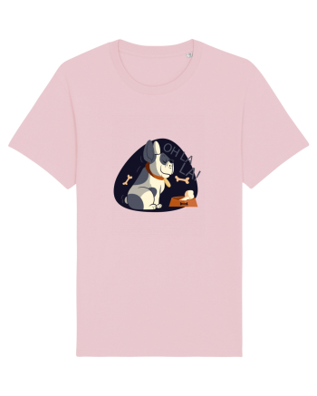 Oh La La French Bulldog Cotton Pink