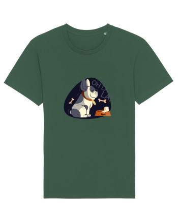 Oh La La French Bulldog Bottle Green